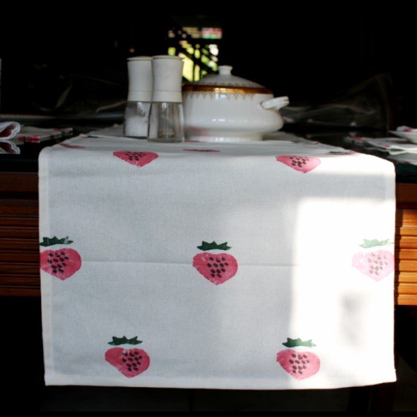 Strawberry Table Runner